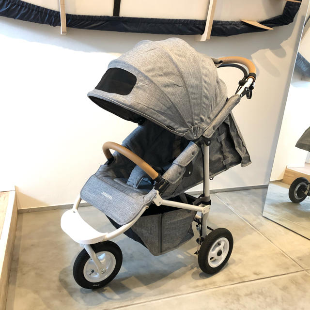 100%本物保証! - AIRBUGGY <美品>エアバギー アースグレー最新モデル