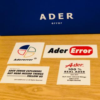 Ader error アーダーエラー ステッカー４枚セット(ステッカー)