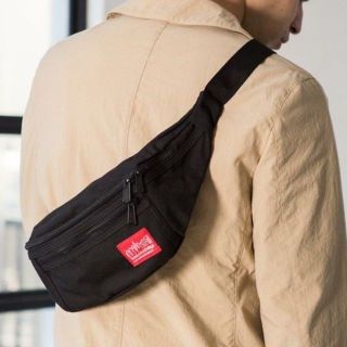 マンハッタンポーテージ(Manhattan Portage)の新品 マンハッタンポーテージ ボディバッグ 黒 ウエストバッグ バッグ ナイロン(ボディバッグ/ウエストポーチ)