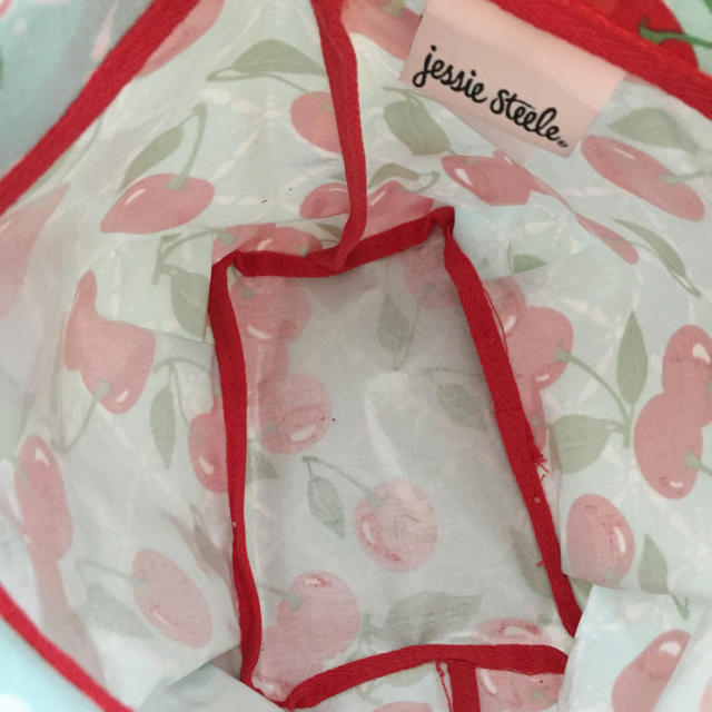 Jessie Steele(ジェシースティール)のジェシースティール チェリー柄 ランチトートバッグ ハンドバッグ レディースのバッグ(ハンドバッグ)の商品写真
