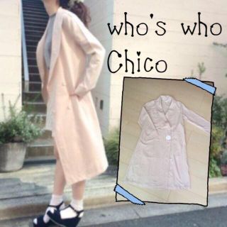 フーズフーチコ(who's who Chico)の新品タグ付き☆チコ スプリングコート(スプリングコート)