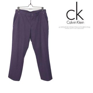 カルバンクライン(Calvin Klein)の古着 Calvin Klein ストレッチ ルーズストレートパンツ スラックス(スラックス)