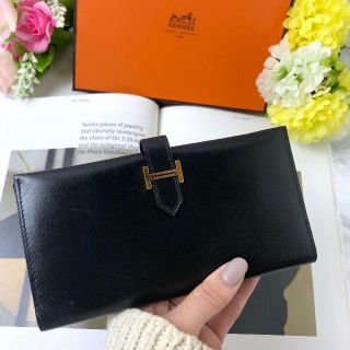 エルメス(Hermes)のlemon♡様専用❤️即日発送❤️美品✨保証書付✨ブラックエルメス長財布D620(長財布)