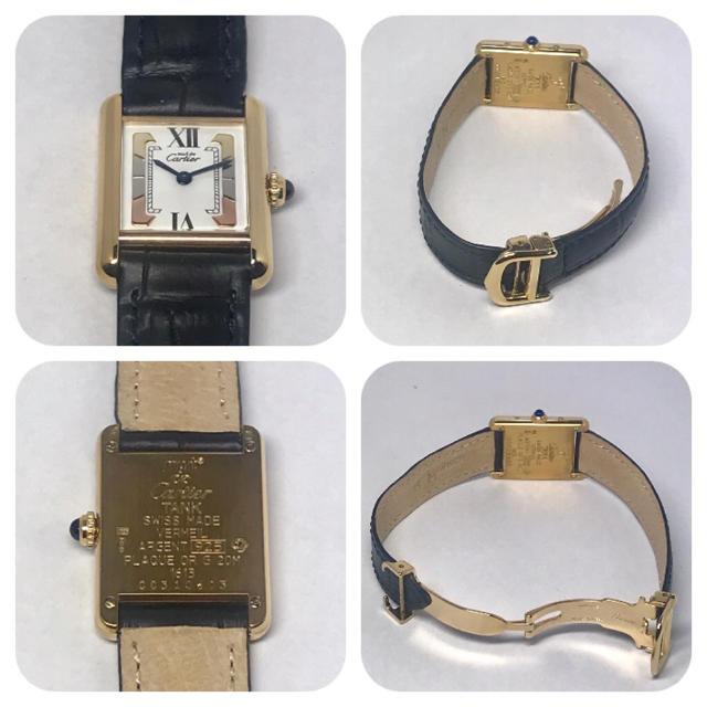 Cartier(カルティエ)のユキヤマ様専用Cartier Tank SM☆オーバーホール☆外装仕上げ済み☆ レディースのファッション小物(腕時計)の商品写真