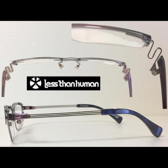 LESS THAN HUMAN(レスザンヒューマン)のless than human レスザンヒューマン D'Amico 9610 メンズのファッション小物(サングラス/メガネ)の商品写真