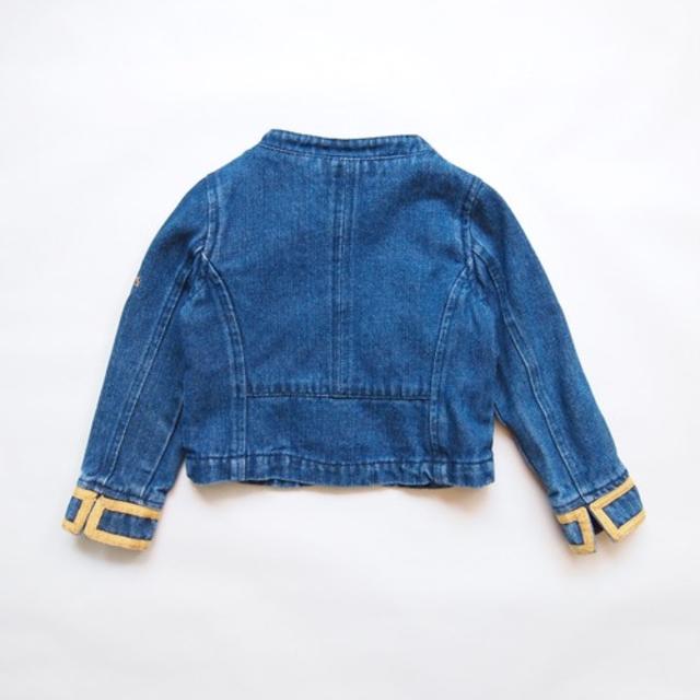 JUNK FOOD(ジャンクフード)のJUNK FOOD BABY DENIM JACKET キッズ/ベビー/マタニティのキッズ服女の子用(90cm~)(ジャケット/上着)の商品写真