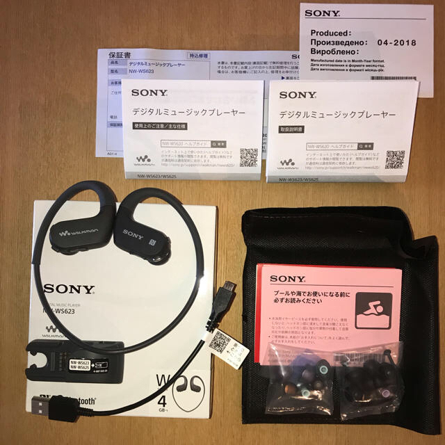 SONY NW-WS623 4GB ブラックの通販 by よしか's shop｜ソニーならラクマ - ウォークマン 低価在庫