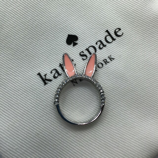 kate spade new york(ケイトスペードニューヨーク)の【新品】ケイトスペード  うさぎ  指輪 レディースのアクセサリー(リング(指輪))の商品写真