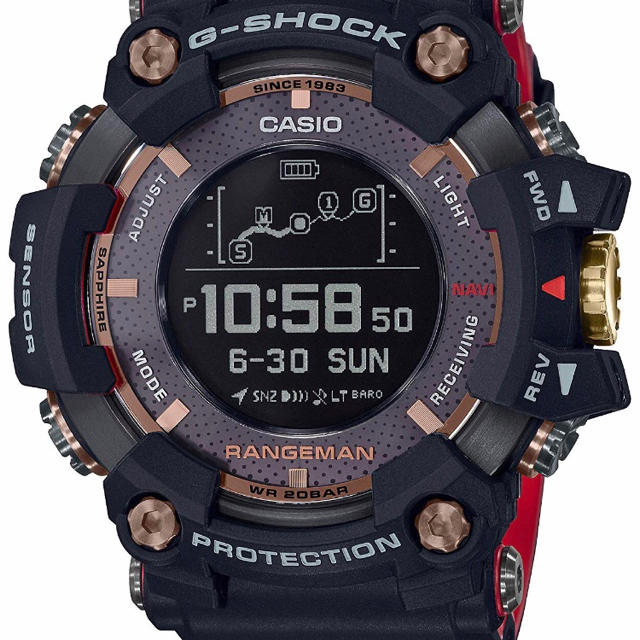 完璧 カシオ - G-SHOCK Gショック GPR-B1000TF-1JR マグマオーシャン ...