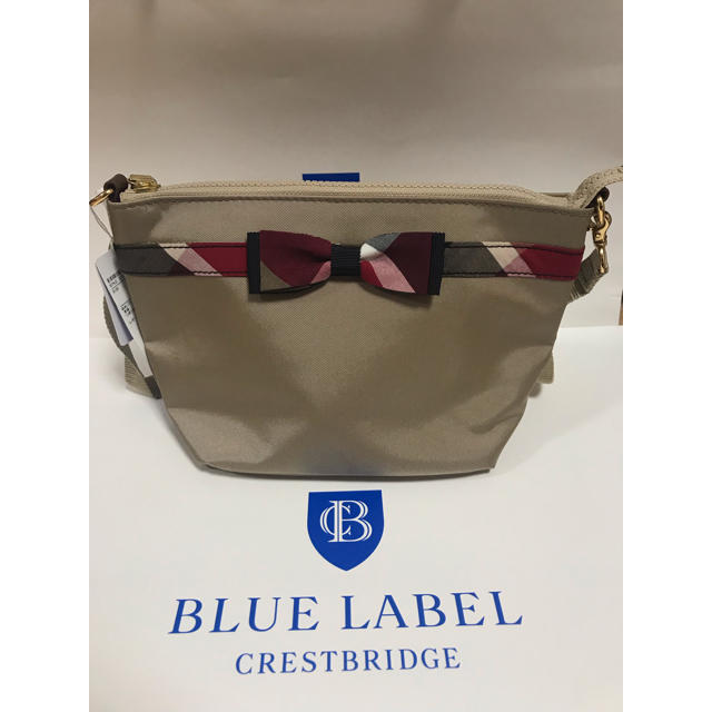 BURBERRY BLUE LABEL(バーバリーブルーレーベル)の新品 ブルーレーベル クレストブリッジ ショルダーバッグ リボン レディースのバッグ(ショルダーバッグ)の商品写真