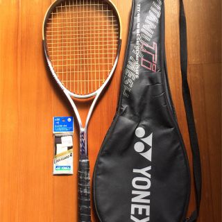 ヨネックス(YONEX)の軟式テニスラケット ヨネックス Ti70  エッジガード付(ラケット)