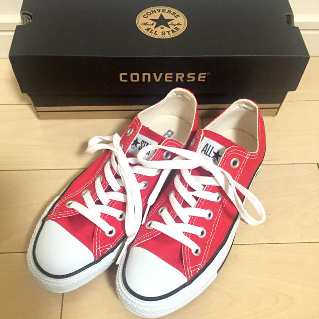 CONVERSE(コンバース)のコンバース☆赤 23.5cm レディースの靴/シューズ(スニーカー)の商品写真