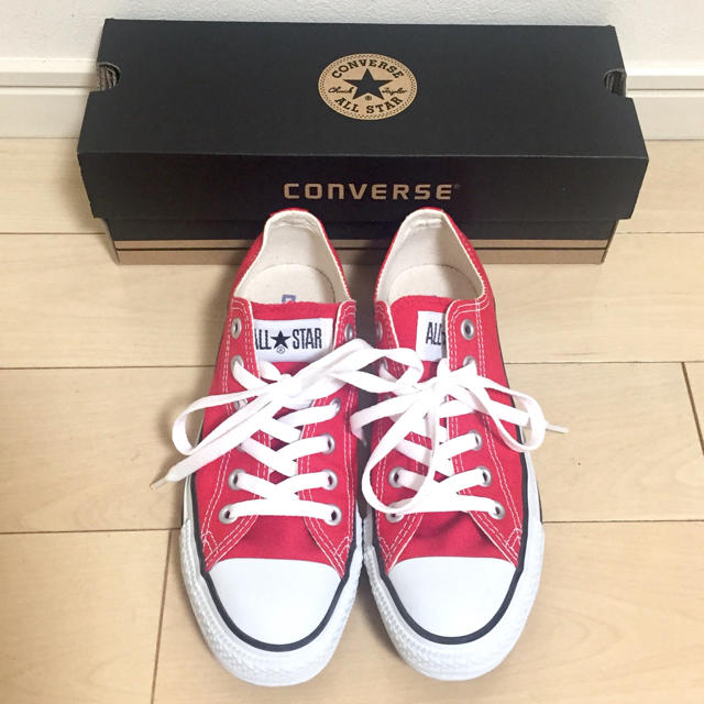 CONVERSE(コンバース)のコンバース☆赤 23.5cm レディースの靴/シューズ(スニーカー)の商品写真