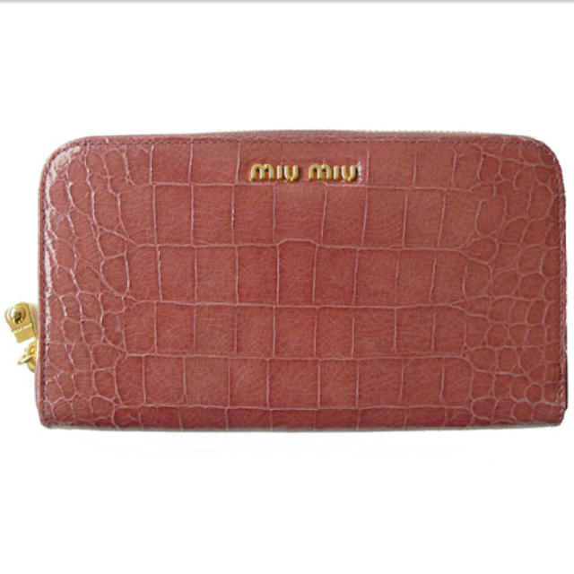 MIU MIU - miumiu☆ラウンドファスナー長財布
