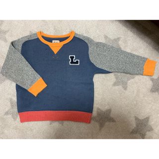 リー(Lee)のLee kids ロゴ配色トレーナー(Tシャツ/カットソー)