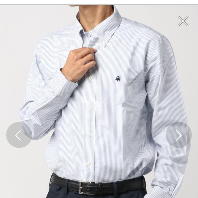 Brooks Brothers(ブルックスブラザース)のブルックスブラザーズ ノンアイロンキャンディストライプボタンダウンシャツ メンズのトップス(シャツ)の商品写真