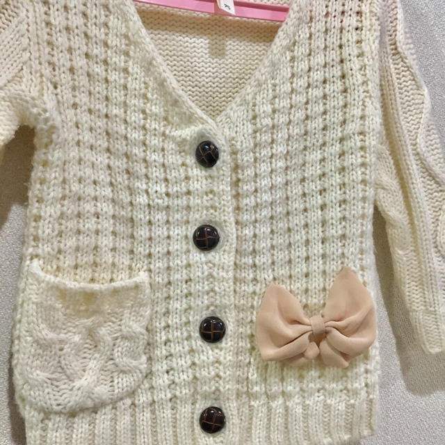 SunnyLandscape(サニーランドスケープ)のニットカーディガン キッズ/ベビー/マタニティのキッズ服女の子用(90cm~)(カーディガン)の商品写真