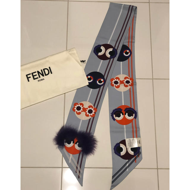 お値下げ】FENDI モンスター ファー マキシラッピー スカーフ