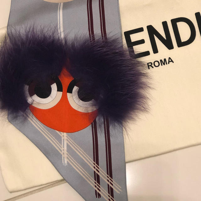 【お値下げ】FENDI モンスター ファー マキシラッピー スカーフ