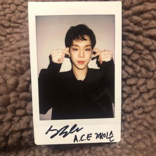 A.C.E キムビョングァン サイン入り ポラロイド