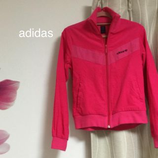 アディダス(adidas)のadidas ピンクブルゾン(ブルゾン)