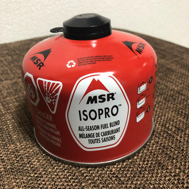 MSR(エムエスアール)のMSR  OD缶 ガス缶 希少品 スポーツ/アウトドアのアウトドア(ストーブ/コンロ)の商品写真