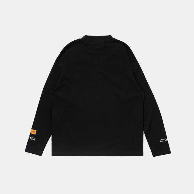 OFF-WHITE(オフホワイト)のヘロンプレストン風 モックネック ロングTシャツ メンズのトップス(Tシャツ/カットソー(七分/長袖))の商品写真