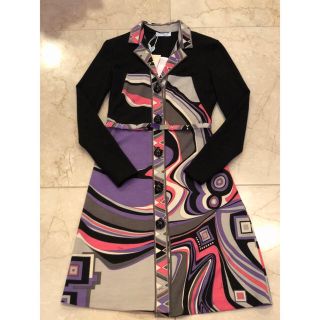 エミリオプッチ(EMILIO PUCCI)の★エミリオプッチ ウールワンピース未使用品✨(ひざ丈ワンピース)