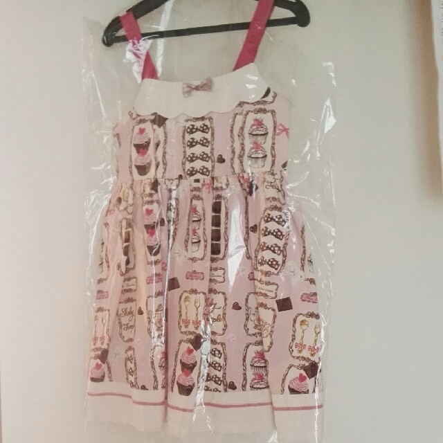 新品　シャーリーテンプル　プチショコラpt　ジャンパースカート　ピンク　110キッズ服女の子用(90cm~)
