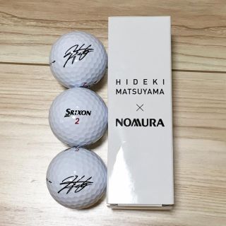 【非売品】ゴルフボール 松山英樹サインボール(その他)