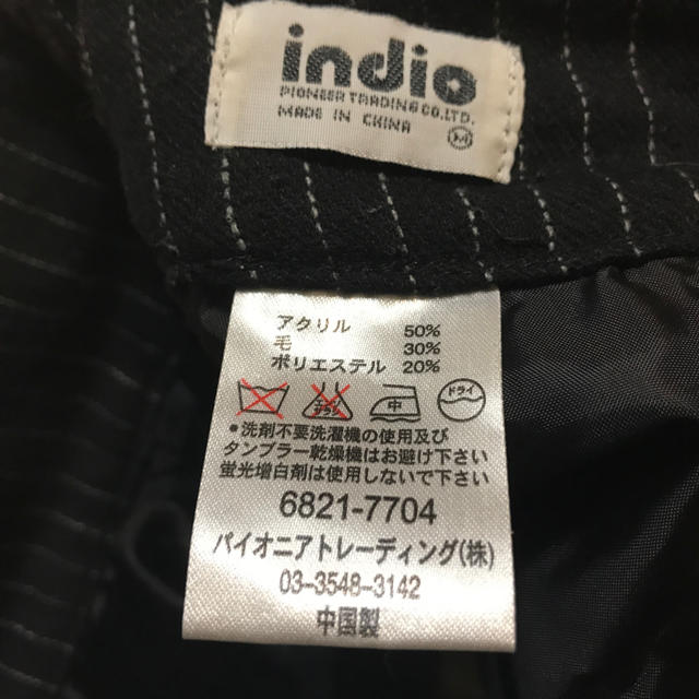 indio(インディオ)のIndio ストライプ ミニスカート レディースのスカート(ミニスカート)の商品写真