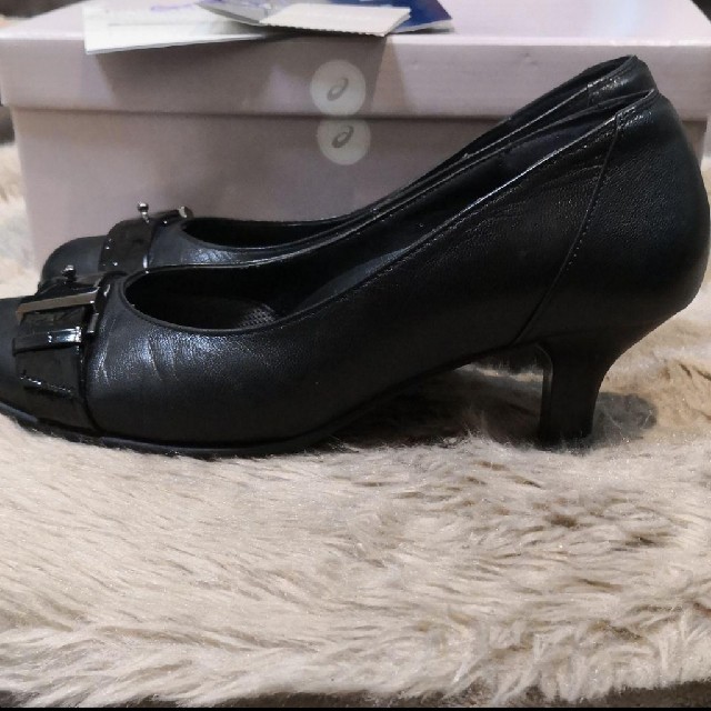 GIRO(ジロ)のアシックス　ジーロ　パンプス　黒 レディースの靴/シューズ(ハイヒール/パンプス)の商品写真