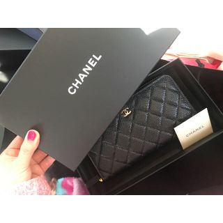 シャネル(CHANEL)のCHANEL シャネル 黒 財布 新品(財布)