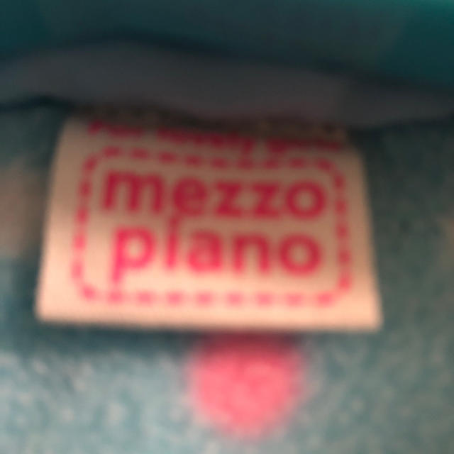 mezzo piano(メゾピアノ)の美品 メゾピアノ 130㎝  フード付ブルゾン  ブルー キッズ/ベビー/マタニティのキッズ服女の子用(90cm~)(ジャケット/上着)の商品写真