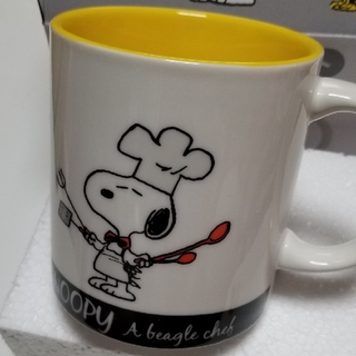 スヌーピー(SNOOPY)のローソンスヌーピー くじ⑤マグホワイト(キャラクターグッズ)