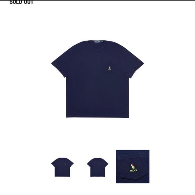 Ralph Lauren(ラルフローレン)の未使用新品 ralph lauren palace コラボ Tシャツ ネイビーM メンズのトップス(Tシャツ/カットソー(半袖/袖なし))の商品写真