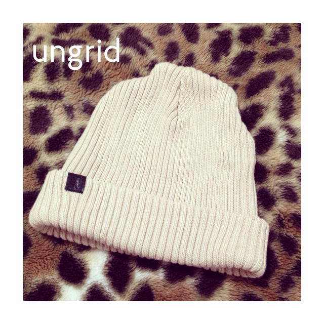 Ungrid(アングリッド)のUngrid🌼ニット帽 レディースの帽子(ニット帽/ビーニー)の商品写真