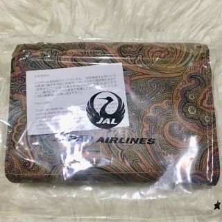 エトロ(ETRO)のJAL日本航空 ファーストクラス アメニティETROエトロ旅行ポーチ 新品未使用(ノベルティグッズ)