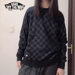 ヴァンズ(VANS)のVANS トレーナー 格子柄 M(スウェット)