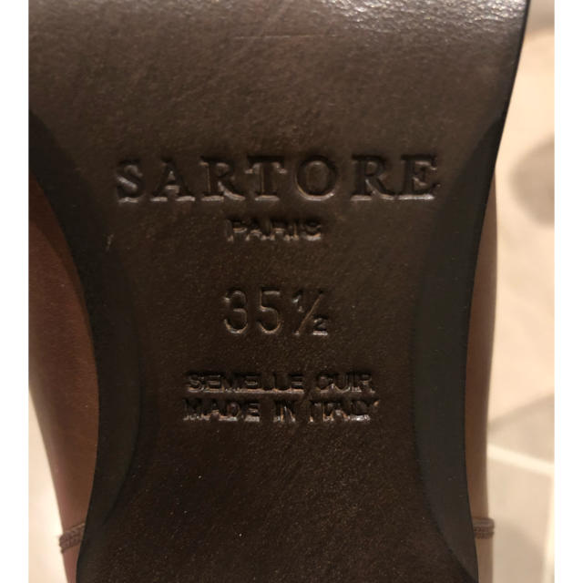 サルトル Sartore 茶 ロングブーツ 新品 未使用 35.5