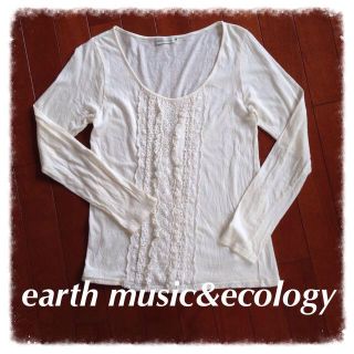 アースミュージックアンドエコロジー(earth music & ecology)のearth カットソー(カットソー(長袖/七分))