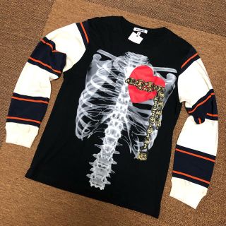 トミーヒルフィガー(TOMMY HILFIGER)の新品 BWOOD ビーウッド ロンT リメイク ラガーシャツ 希少 世界に1着(Tシャツ/カットソー(七分/長袖))