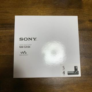 ウォークマン(WALKMAN)のsony ウォークマン nw-s313k 4gb(ポータブルプレーヤー)