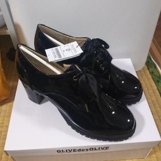 オリーブデオリーブ(OLIVEdesOLIVE)の【未開封新品】ブーティ黒 Lサイズ(ブーティ)