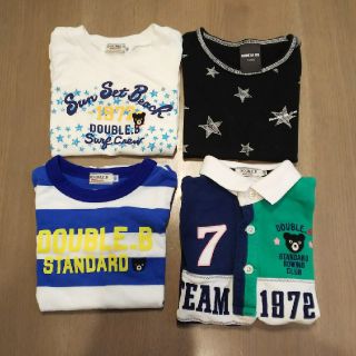 コムサイズム(COMME CA ISM)の☆専用☆  4点    コムサ 星柄半袖Tシャツ(Tシャツ/カットソー)