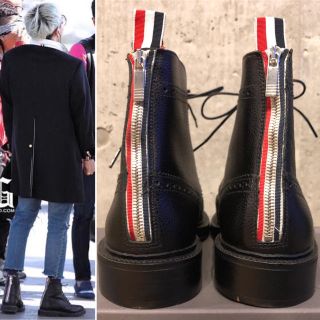 トムブラウン(THOM BROWNE)の激レア 12AW ワンシーズンのみの幻のバッグジップウィングチップブーツ(ブーツ)