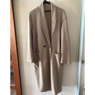 アンユーズド(UNUSED)のURU | SHAWL COLLAR OVER COAT (BEIGE)(チェスターコート)