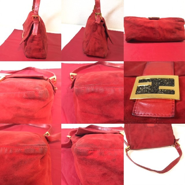 FENDI(フェンディ)のフェンディ　赤　マンマ　バケット レディースのバッグ(ショルダーバッグ)の商品写真