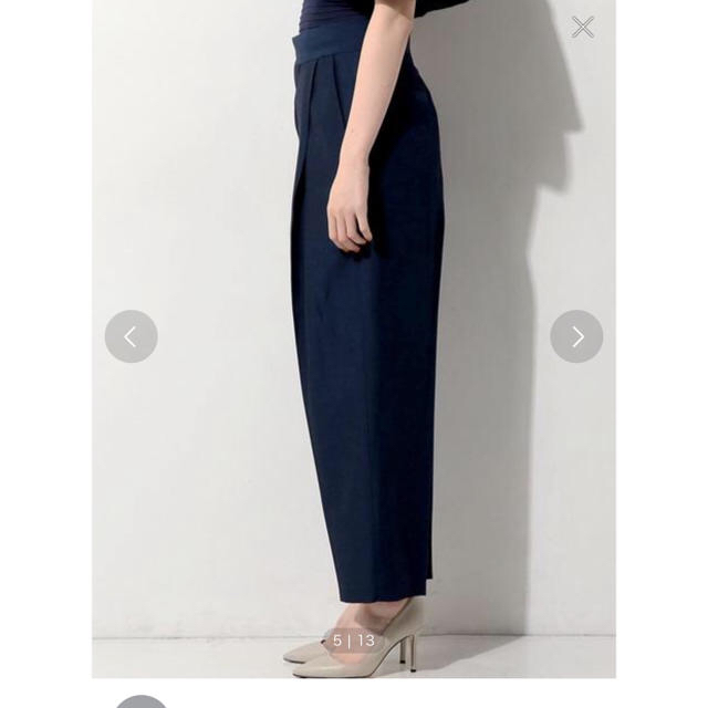 UNITED ARROWS(ユナイテッドアローズ)のUGMM タックワイドパンツ レディースのパンツ(カジュアルパンツ)の商品写真