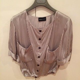 エンポリオアルマーニ(Emporio Armani)のエンポリオアルマーニ シルクブラウス(シャツ/ブラウス(長袖/七分))